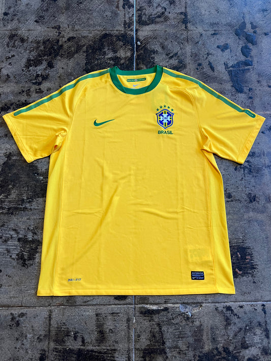 NIKE 10-11 BRASIL HOME JERSEY