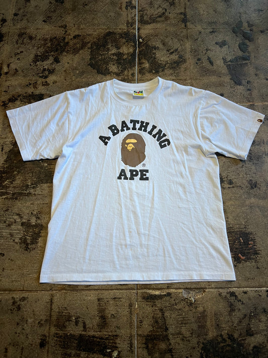 WHITE BAPE A BATHING APE TEE