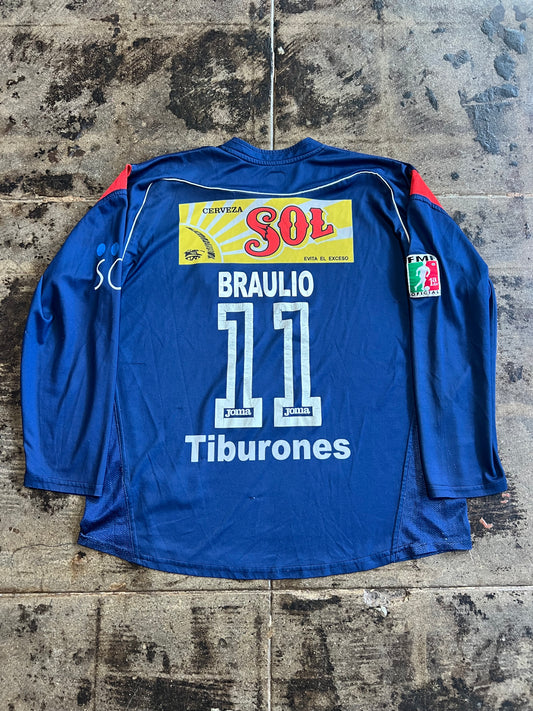 JOMA TIBURONES ROJOS VERACRUZ L/S JERSEY