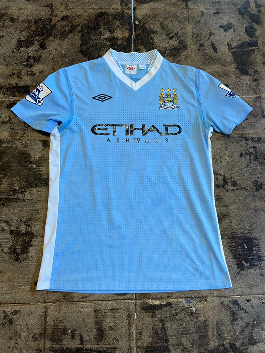 UMBRO 11-12 MANCHESTER CITY SILVA HOME JERSEY