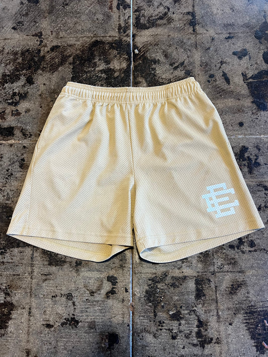 ERIC EMANUEL TAN MESH SHORTS