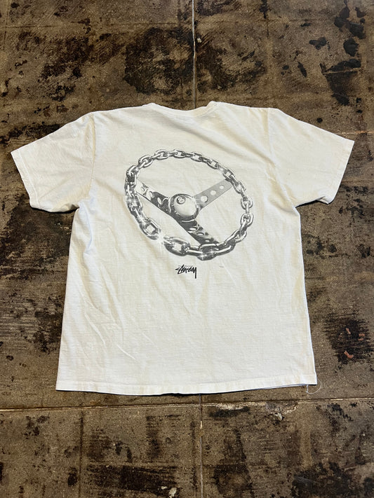 STUSSY CHAIN -LINK TEE