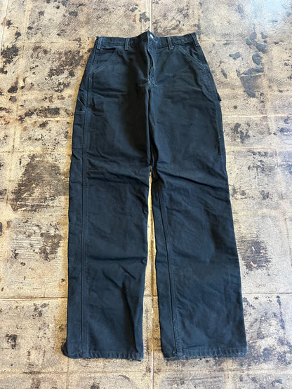 BLACK CARHARTT CARPENTER PANTS