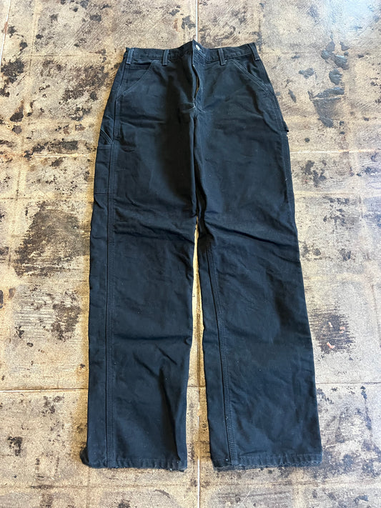 BLACK CARHARTT CARPENTER PANTS