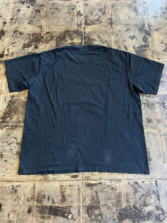 SUPREME STACK BLACK TEE