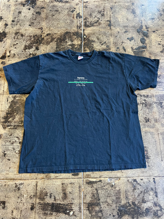 SUPREME STANDARD TEE NAVY
