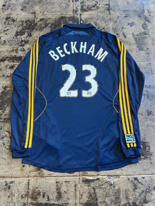 ADIDAS 08/09 LA GALAXY BECKHAM L/S JERSEY