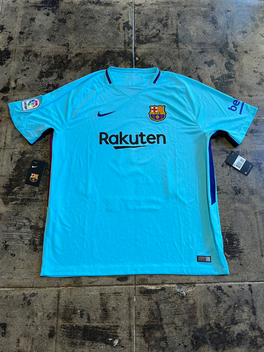 NIKE 17/18 FC BARCELONA SUAREZ AWAY JERSEY
