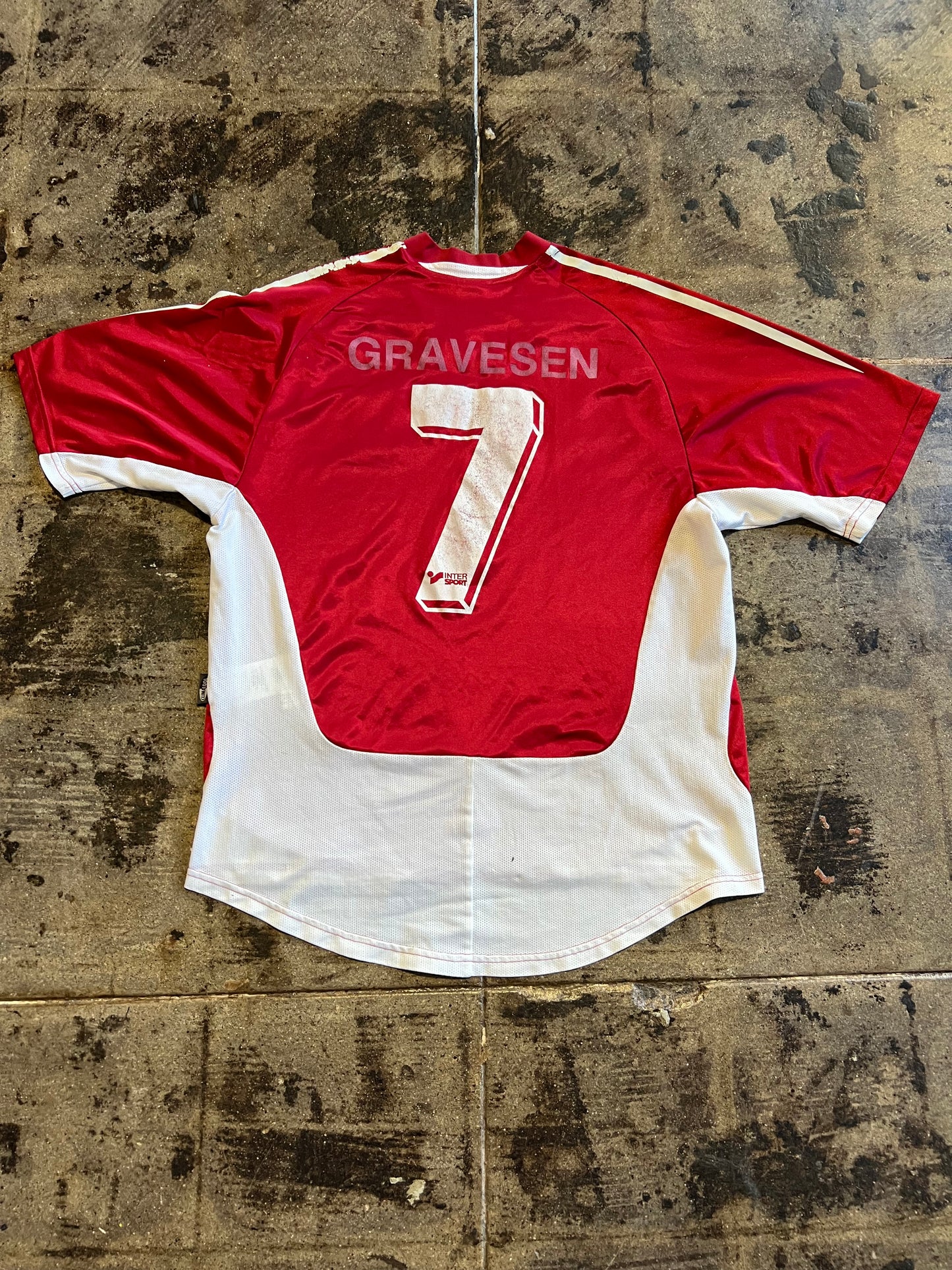 ADIDAS 04/05 DENMARK GRAVESEN HOME JERSEY