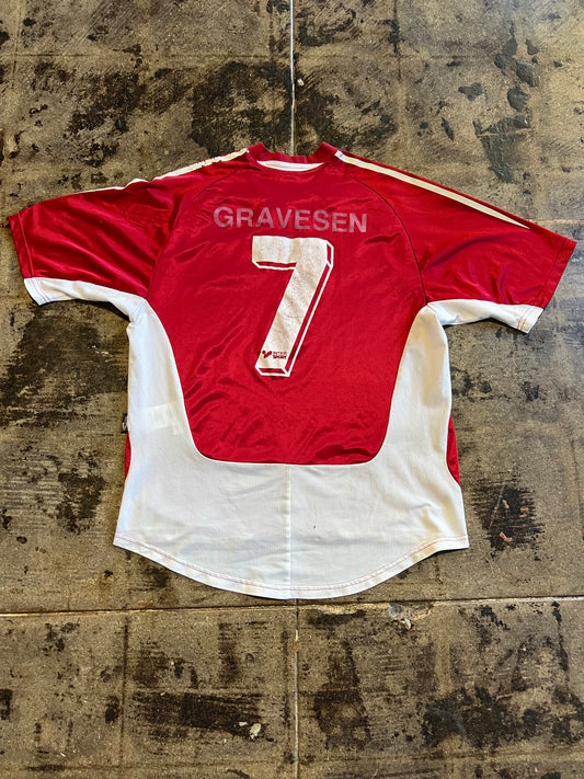ADIDAS 04/05 DENMARK GRAVESEN HOME JERSEY