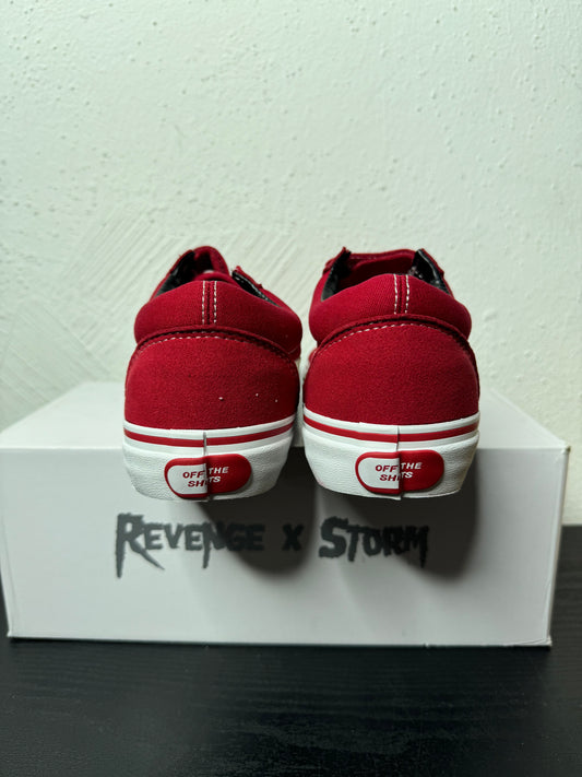 REVENGE STORM VELCRO VANS RED