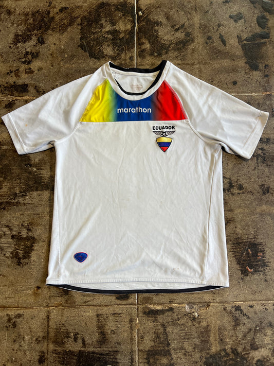 WHITE MARATHON ECUADOR JERSEY