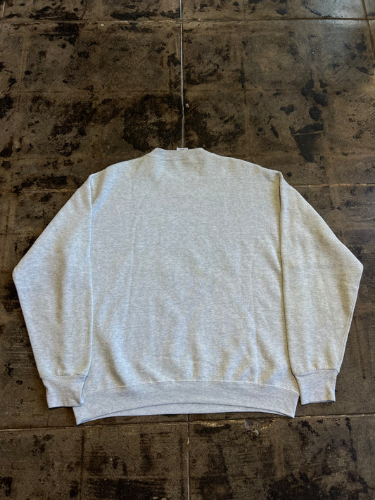 NIKE BIG SWOOSH GREY SWEATER