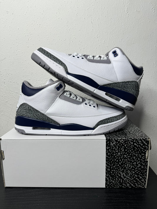 JORDAN 3 MIDNIGHT NAVY