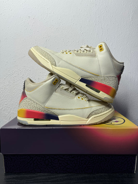 JORDAN 3 J BALVIN MEDELLIN SUNSET (USED)