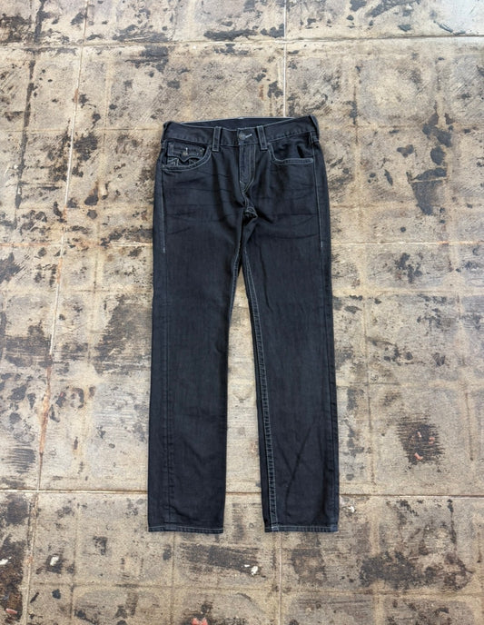TRUE RELIGION BLACK SKINNY JEANS
