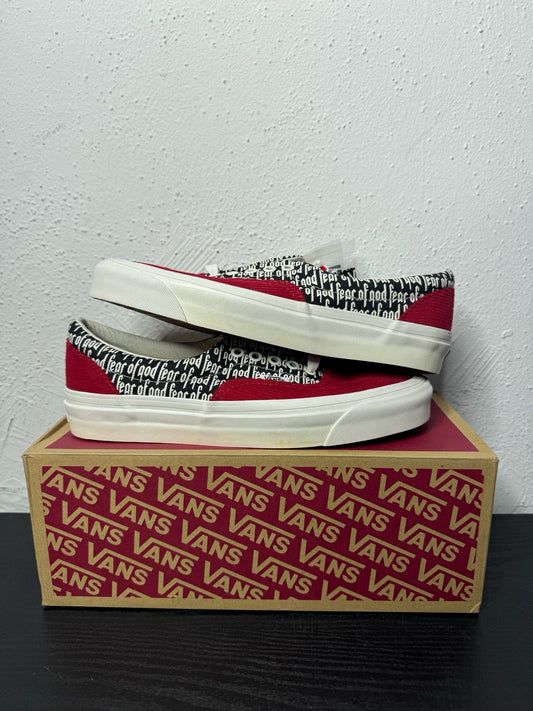 FOG RED SK8 VANS