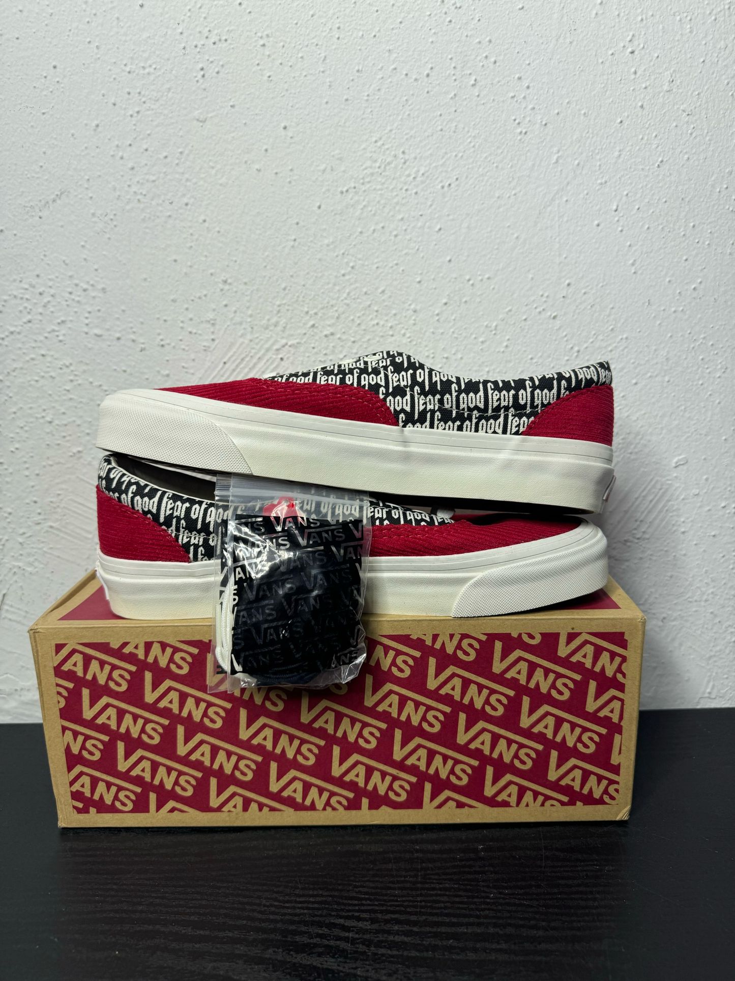 FOG RED SK8 VANS