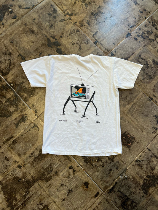 STUSSY LA RIOTS TEE SZ.M