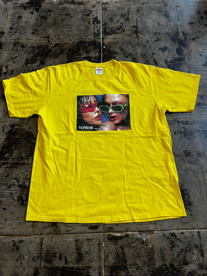 SUPREME EYEWEAR YELLOW TEE