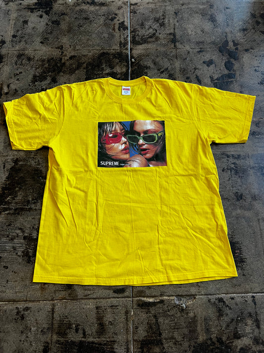 SUPREME EYEWEAR YELLOW TEE