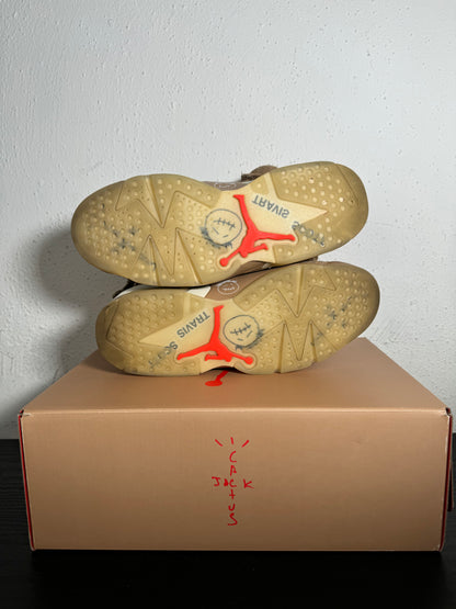 JORDAN 6 TRAVIS KHAKI (USED)