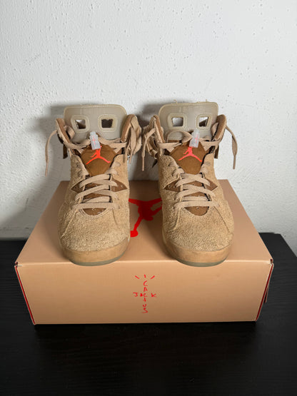JORDAN 6 TRAVIS KHAKI (USED)