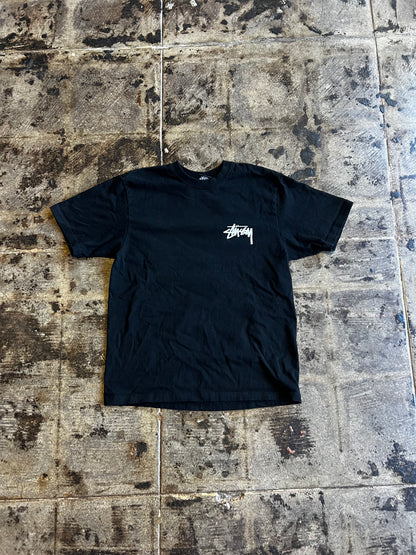 STUSSY FUZZY DICE BLK TEE