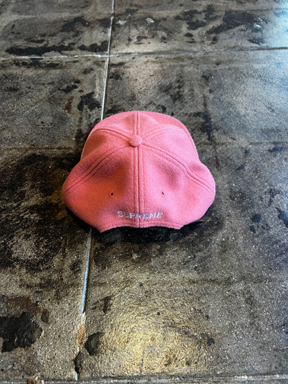 SUPREME WOOL S LOGO 6 PANEL HAT
