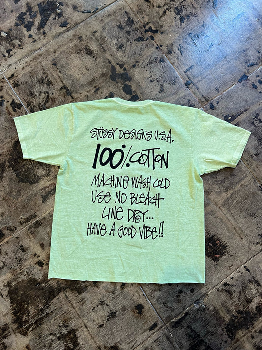 STUSSY TEE SZ: L