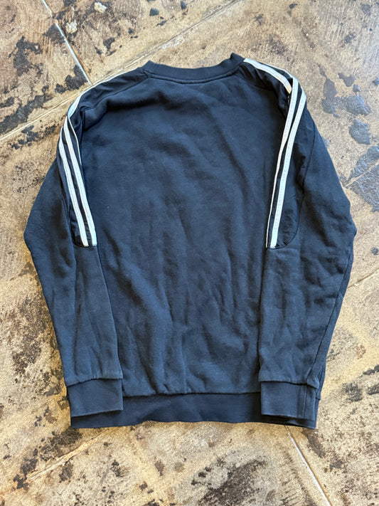 BLACK ADIDAS CREWNECK