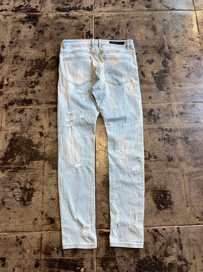 EMBELLISH JEANS SZ: 32X32