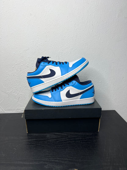 JORDAN 1 LOW UNIVERSITY BLUE(USED) / 9