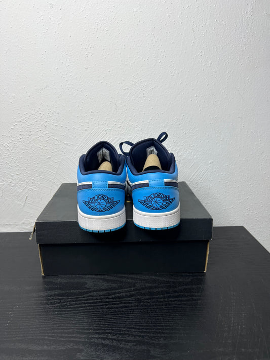JORDAN 1 LOW UNIVERSITY BLUE(USED) / 9