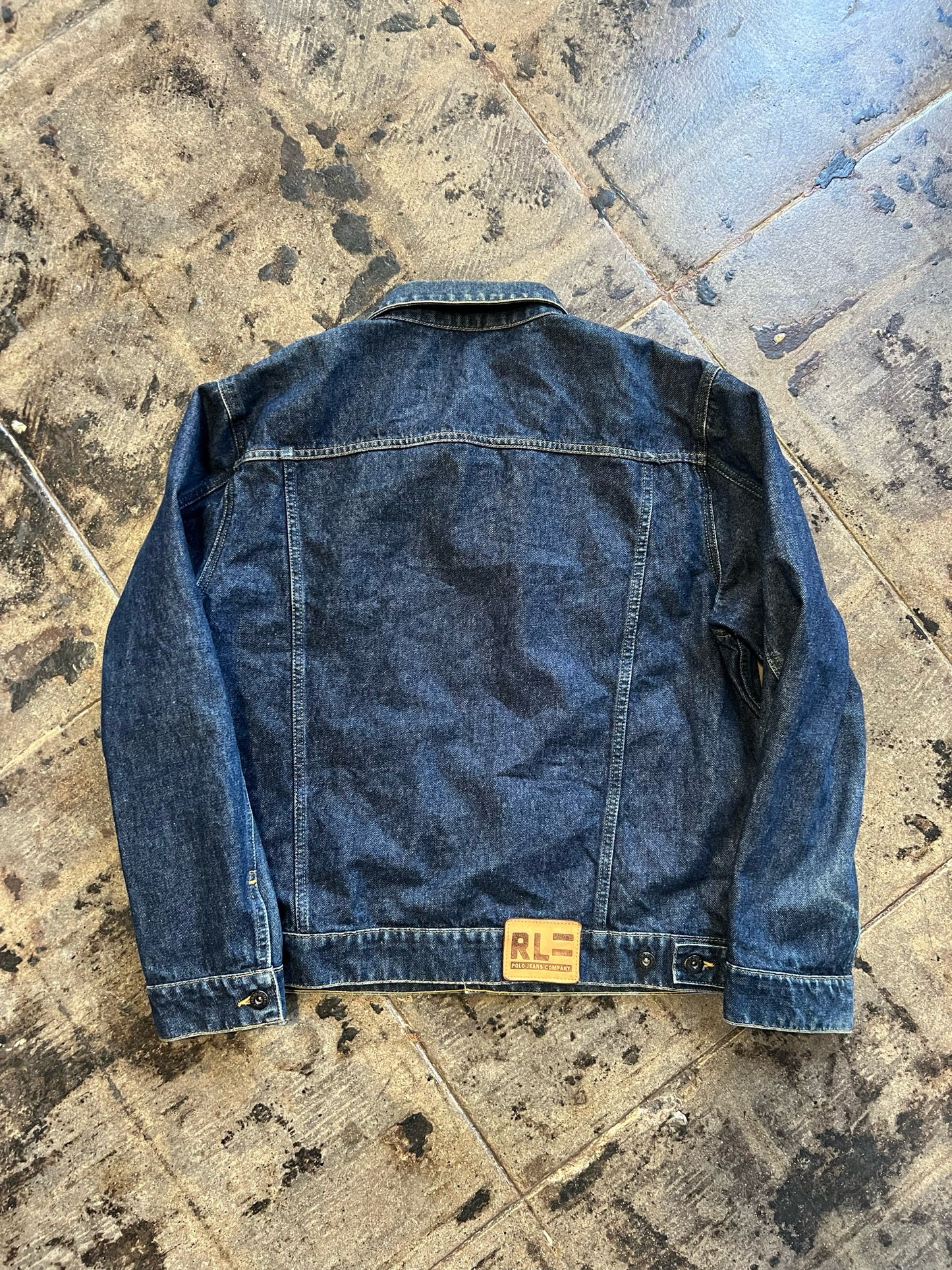RALPH LAUREN JEAN JACKET SZ: L