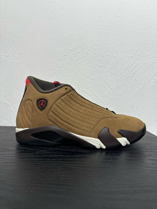 JORDAN 14 WINTERIZED BROWN (USED) / 11