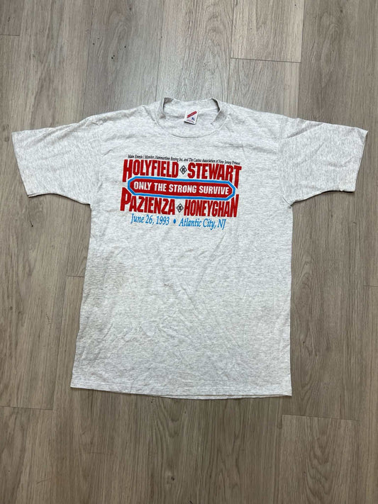 HOLYFIELD VS STEWART TEE SZ: L