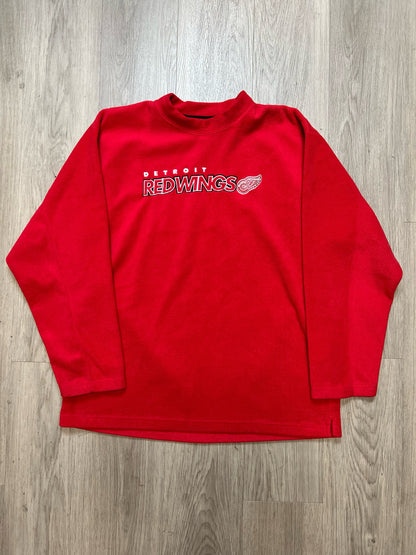 DETROIT REDWINGS FLEECE CREWNECK SZ: XL