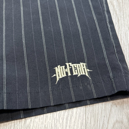 NO FEAR STRIP BLACK JORTS SIZE: 40