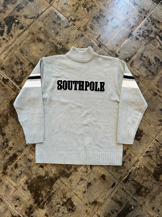GRAY SOUTHPOLE PULLOVER SZ: L