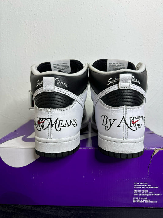 SUPREME DUNK HIGH BY ANY MEANS (USED) SIZE:8MEN