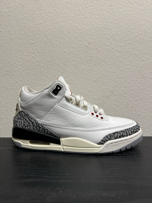 JORDAN 3 TRUE BLUE (USED) / 8.5