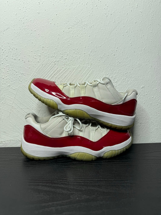 JORDAN 11 LOW CHERRY (USED, NB) / 8.5
