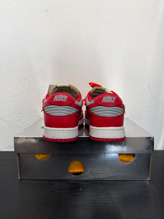 DUNK LOW OFF WHITE UNIVERSITY RED (USED)