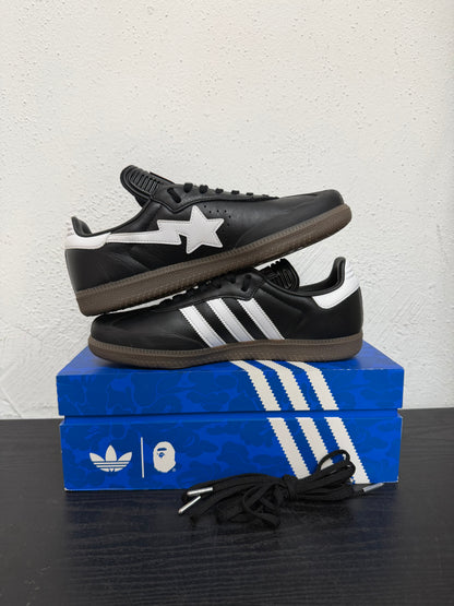 ADIDAS BAPE SAMBA BLK/WHT/GUM (USED)