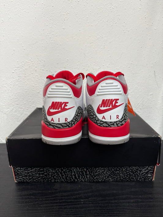 JORDAN 3 FIRE RED (USED