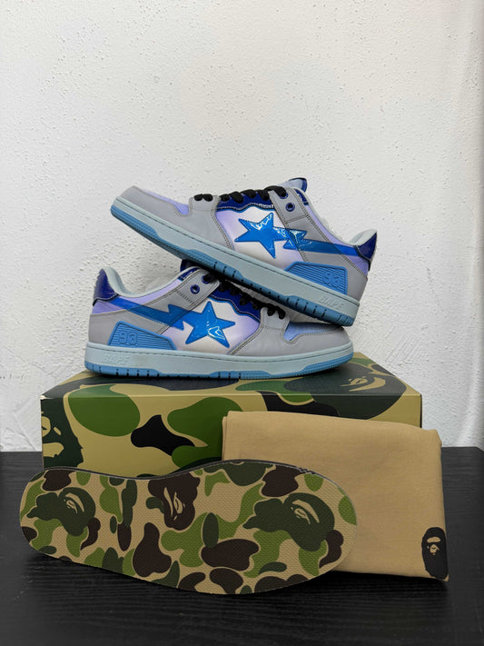 BAPE SK8 STA BLUE/WHT (USED)