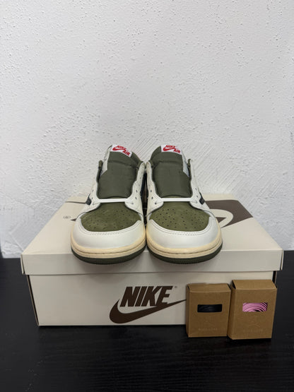 JORDAN 1 TRAVIS SCOTT MEDIUM OLIVE