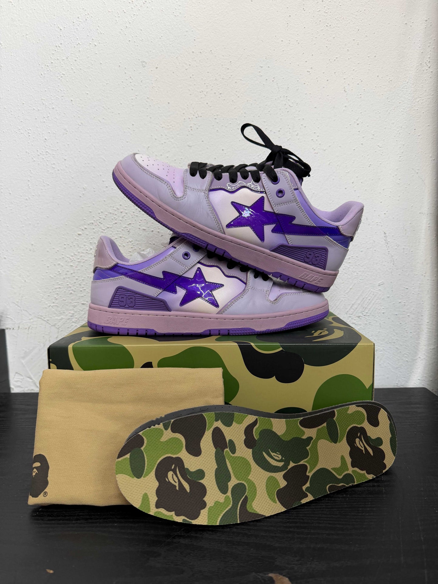 BAPE SK8 STA PURPLE (USED)