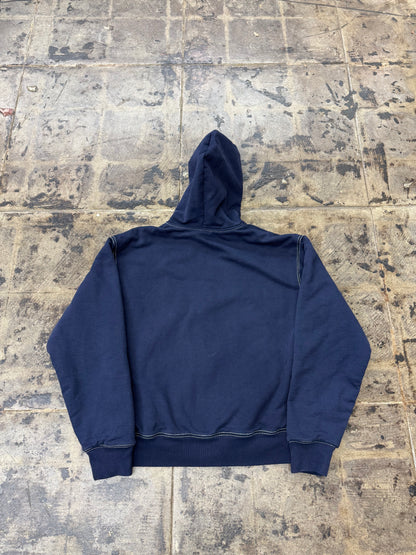 STUSSY DOUBLE FACE LABEL ZIP UP